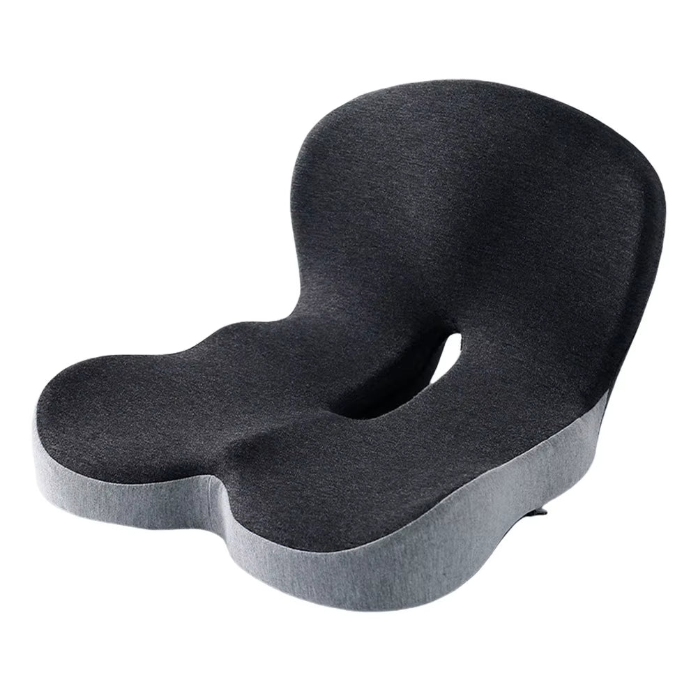 Memory Foam L-Shaped Integrated Car Seat Cushion with Back Support Sitting Pillow for Office Workers Car Drivers