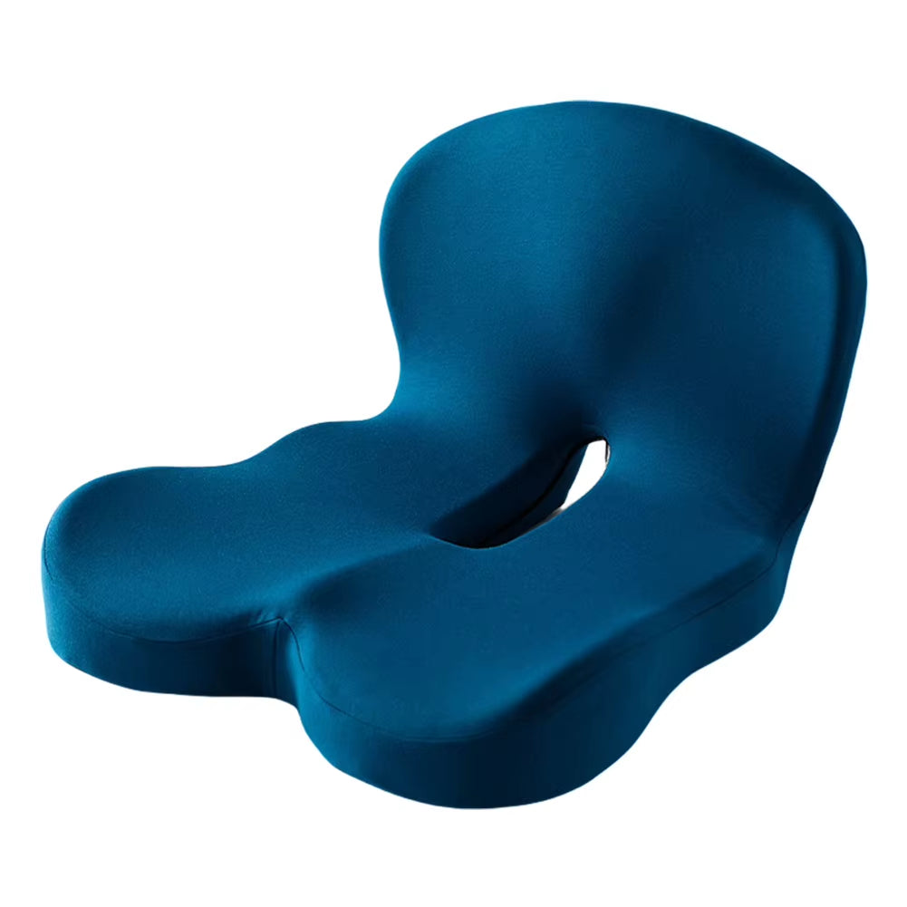 Memory Foam L-Shaped Integrated Car Seat Cushion with Back Support Sitting Pillow for Office Workers Car Drivers